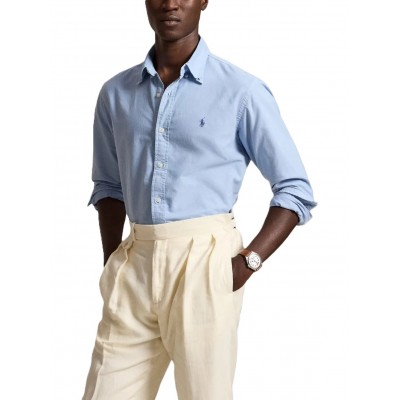 Polo Ralph Lauren Shirt Custom Fit Oxford-Blue