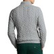 Polo Ralph Lauren Cable-Knit Cotton Sweater-Grey