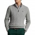 Polo Ralph Lauren Cable-Knit Cotton Sweater-Grey