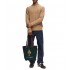 Polo Ralph Lauren Sweater Half Zip Cable Knit-Brown