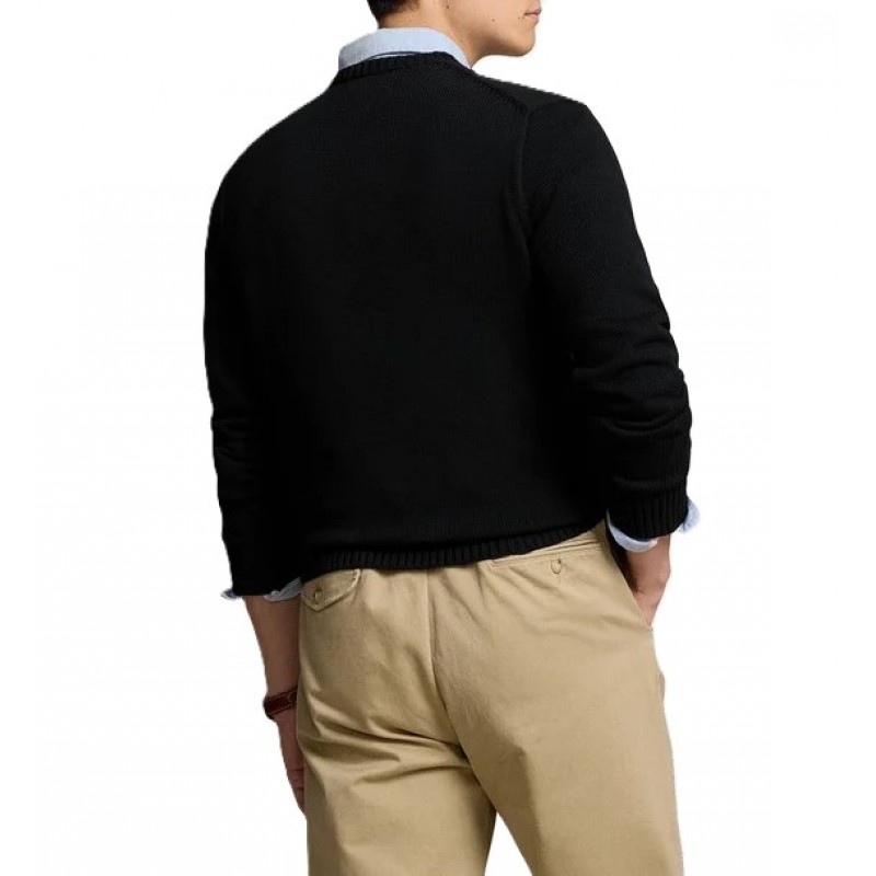 Polo Ralph Lauren Sweater Pullover Crewneck-Black Polo Ralph Lauren Sweater Pullover Crewneck-Black