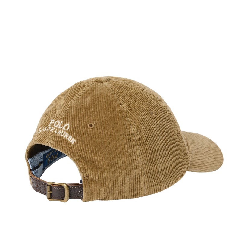 Polo Ralph Lauren Cap Corduroy-Khaki Polo Ralph Lauren Cap Corduroy-Khaki
