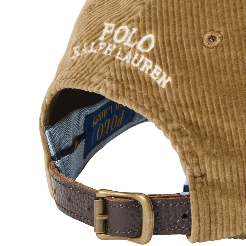 Polo Ralph Lauren Cap Corduroy-Khaki Polo Ralph Lauren Cap Corduroy-Khaki