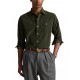 Polo Ralph Lauren Shirt Custom Fit Corduroy-Olive Polo Ralph Lauren Shirt Custom Fit Corduroy-Olive