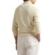 Polo Ralph Lauren Sweater Mock Neck Quarter Zip-Cream Polo Ralph Lauren Sweater Mock Neck Quarter Zip-Cream