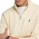 Polo Ralph Lauren Sweater Mock Neck Quarter Zip-Cream Polo Ralph Lauren Sweater Mock Neck Quarter Zip-Cream
