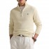 Polo Ralph Lauren Sweater Mock Neck Quarter Zip-Cream