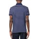 Polo Ralph Lauren Striped Polo Shirt-Refined Navy Polo Ralph Lauren Striped Polo Shirt-Refined Navy
