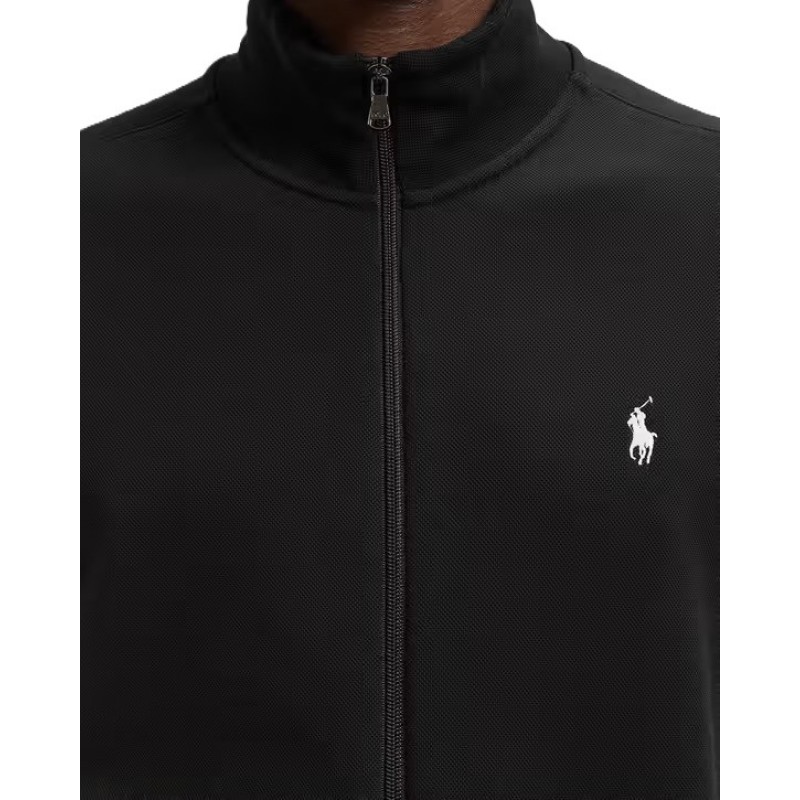 Polo Ralph Lauren Sweatshirt Zip-Black Polo Ralph Lauren Sweatshirt Zip-Black