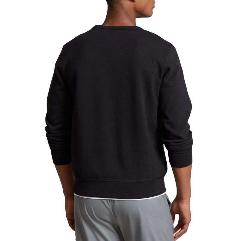 Polo Ralph Lauren Crewneck Sweatshirt-Black Polo Ralph Lauren Crewneck Sweatshirt-Black