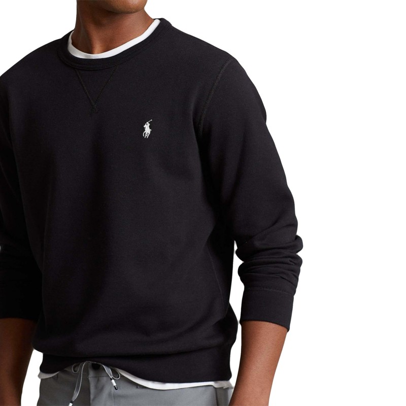 Polo Ralph Lauren Crewneck Sweatshirt-Black Polo Ralph Lauren Crewneck Sweatshirt-Black