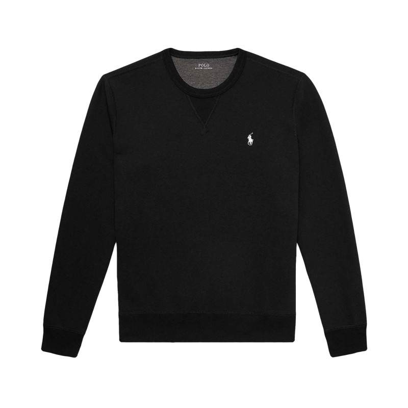 Polo Ralph Lauren Crewneck Sweatshirt-Black Polo Ralph Lauren Crewneck Sweatshirt-Black