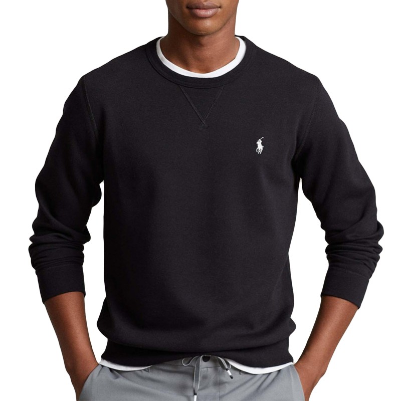 Polo Ralph Lauren Crewneck Sweatshirt-Black Polo Ralph Lauren Crewneck Sweatshirt-Black