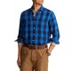 Polo Ralph Lauren Stripe Patterned Shirt-Blue/Black Polo Ralph Lauren Stripe Patterned Shirt-Blue/Black