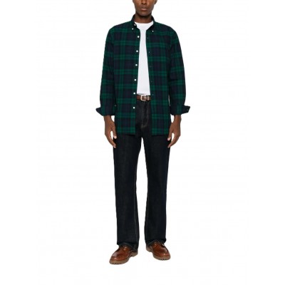 Polo Ralph Lauren Shirt Custom Fit Tartan Check-Green/Navy Polo Ralph Lauren Shirt Custom Fit Tartan Check-Green/Navy