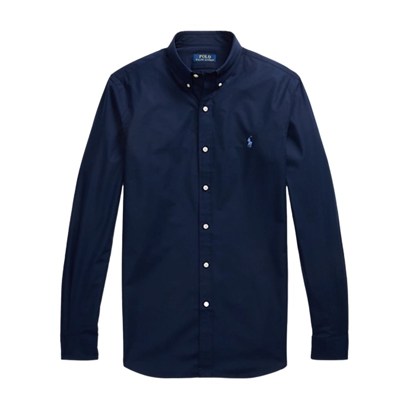 Polo Ralph Lauren Core Replen Slim Fit Shirt-Newport Navy Polo Ralph Lauren Core Replen Slim Fit Shirt-Newport Navy