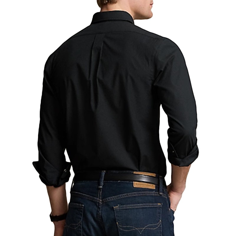 Polo Ralph Lauren Slim Fit Core Replen Shirt-Black Polo Ralph Lauren Slim Fit Core Replen Shirt-Black