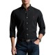 Polo Ralph Lauren Slim Fit Core Replen Shirt-Black Polo Ralph Lauren Slim Fit Core Replen Shirt-Black