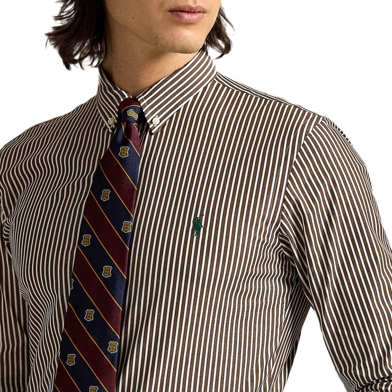 Polo Ralph Lauren Shirt Striped-Brown/White
