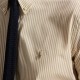 Polo Ralph Lauren Shirt Stripped Custom Fit Stretch-Khaki/White Polo Ralph Lauren Shirt Stripped Custom Fit Stretch-Khaki/White