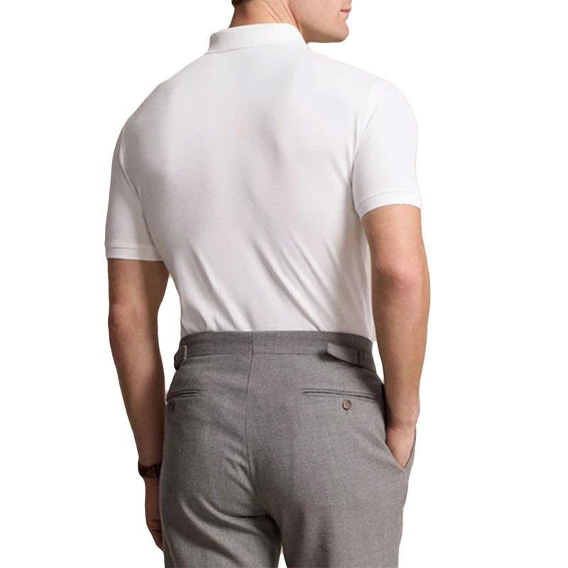 Polo Ralph Lauren Polo Shirt Custom Slim Fit-White