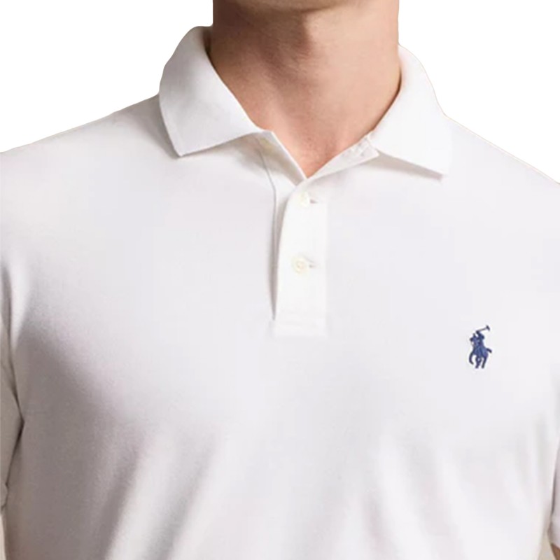 Polo Ralph Lauren Polo Shirt Custom Slim Fit-White