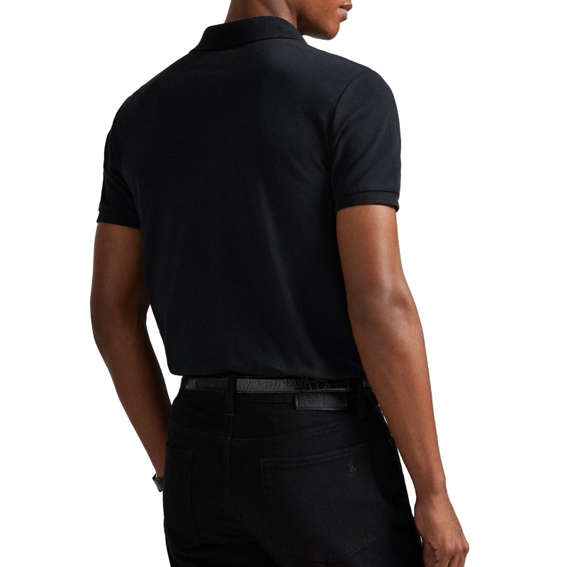 Polo Ralph Lauren Polo Shirt Custom Slim Fit-Black