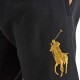 Polo Ralph Lauren Logo Pony Tracksuit Bottoms-Black