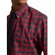 Polo Ralph Lauren Shirt Custom Fit Plaid Twill-Red/Blue