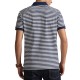 Polo Ralph Lauren Polo Shirt Striped Custom Slim Fit-Navy