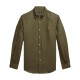 Polo Ralph Lauren Shirt Custom Fit Linen-New Olive
