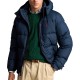 Polo Ralph Lauren Padded Jacket With Logo Embroidery-Navy Polo Ralph Lauren Padded Jacket With Logo Embroidery-Navy
