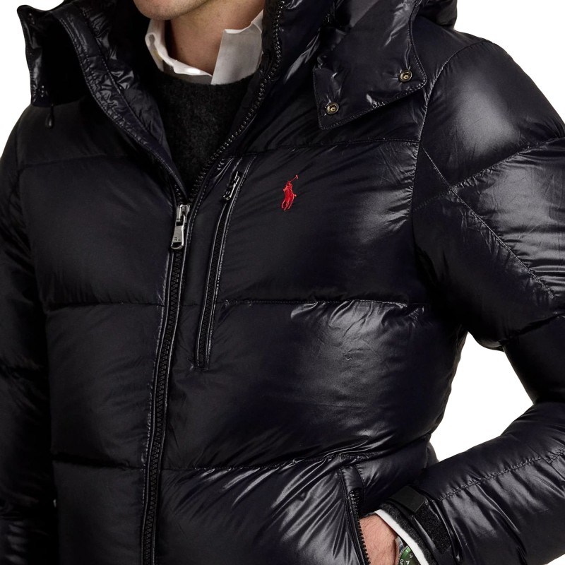 Polo Ralph Lauren Jacket Gorham Shiny Down-Polo Black Polo Ralph Lauren Jacket Gorham Shiny Down-Polo Black