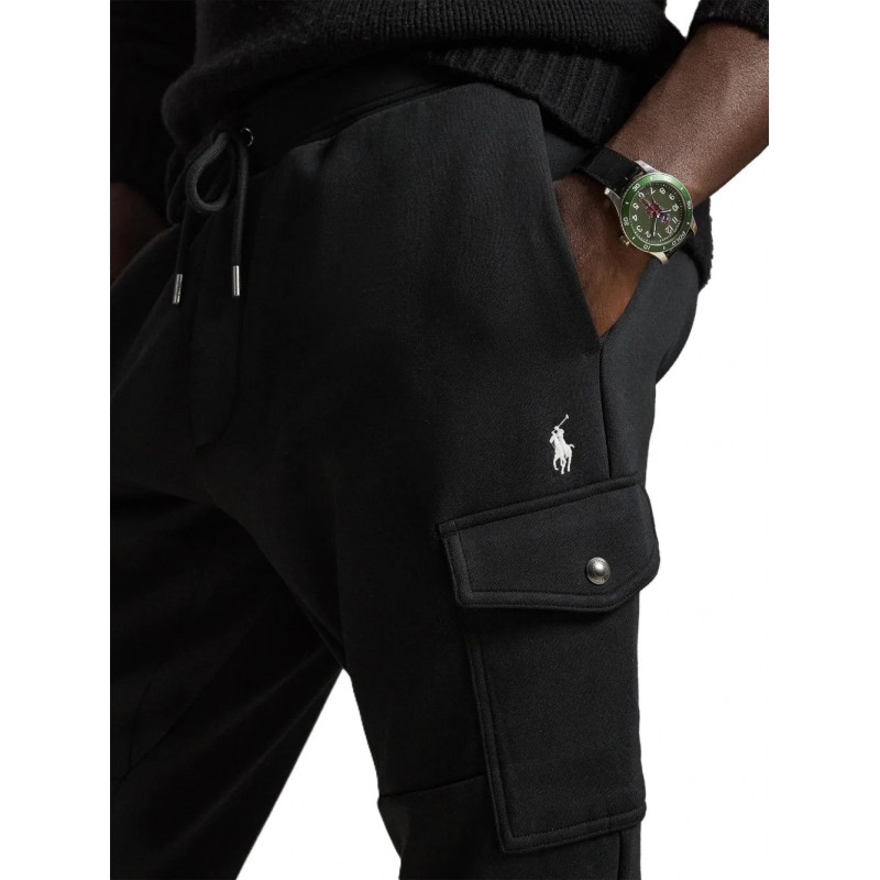 Polo Ralph Lauren Jogger Pant Cargo Double Knit-Black Polo Ralph Lauren Jogger Pant Cargo Double Knit-Black