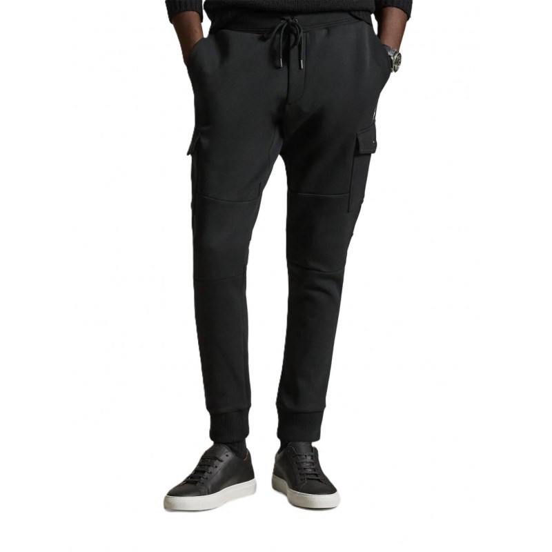 Polo Ralph Lauren Jogger Pant Cargo Double Knit-Black Polo Ralph Lauren Jogger Pant Cargo Double Knit-Black
