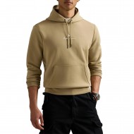 Polo Ralph Lauren Hoodie Double-Knit Logo-Surrey Tan