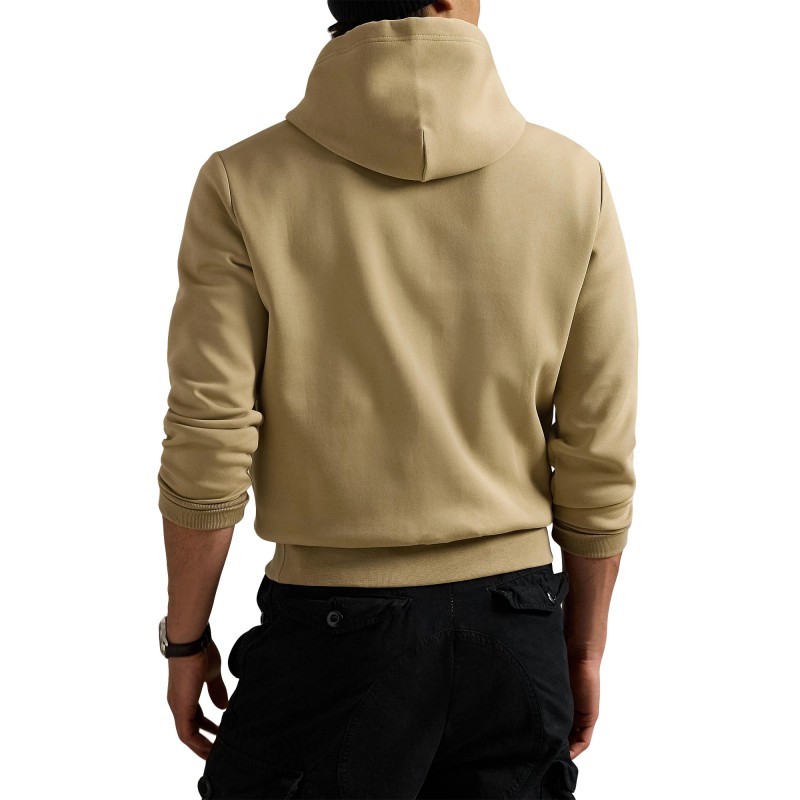Polo Ralph Lauren Hoodie Double-Knit Logo-Surrey Tan Polo Ralph Lauren Hoodie Double-Knit Logo-Surrey Tan