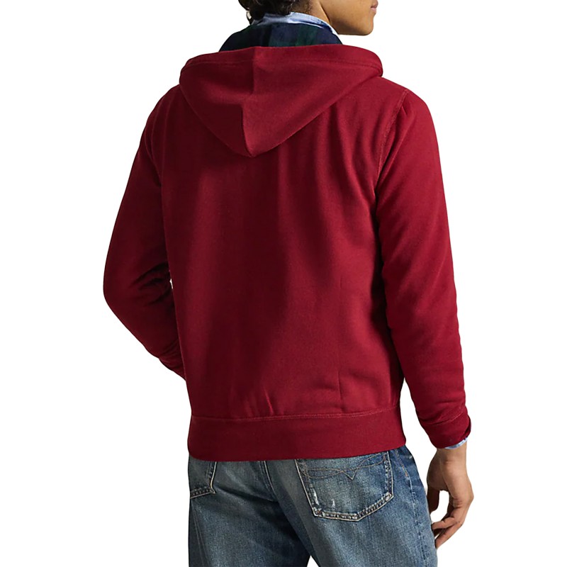 Polo Ralph Lauren Hoodie Full Zip-Red