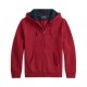 Polo Ralph Lauren Hoodie Full Zip-Red