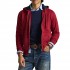 Polo Ralph Lauren Hoodie Full Zip-Red