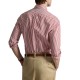 Polo Ralph Lauren Shirt Custom Fit Striped Broadcloth-White/Red