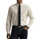 Polo Ralph Lauren Shirt Custom Fit Striped Broadcloth-White/Beige