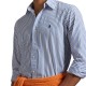 Polo Ralph Lauren Shirt Custom Fit Striped Broadcloth-White/Blue Polo Ralph Lauren Shirt Custom Fit Striped Broadcloth-White/Blue
