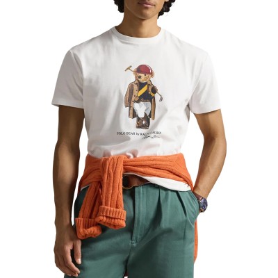 Polo Ralph Lauren T-Shirt Polo Bear Print-White
