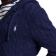 Polo Ralph Lauren Hooded Sweater Cable Knit-Blue