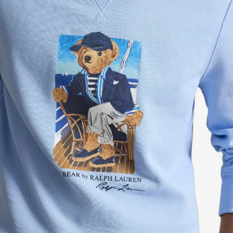 Polo Ralph Lauren Sweatrshirt Polo Bear Fleece-Blue Polo Ralph Lauren Sweatrshirt Polo Bear Fleece-Blue