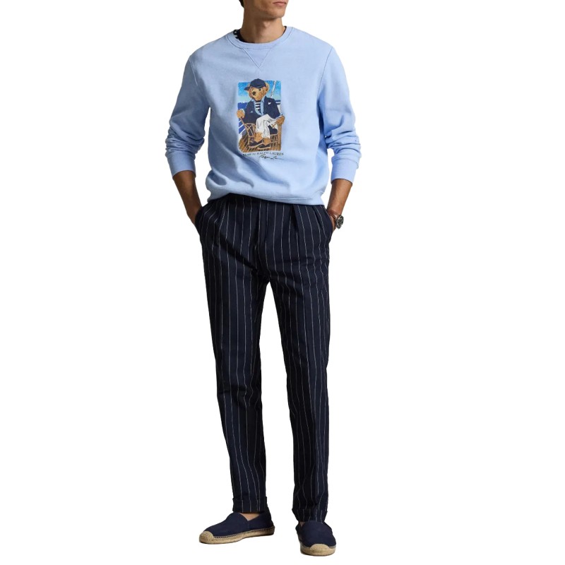 Polo Ralph Lauren Sweatrshirt Polo Bear Fleece-Blue Polo Ralph Lauren Sweatrshirt Polo Bear Fleece-Blue
