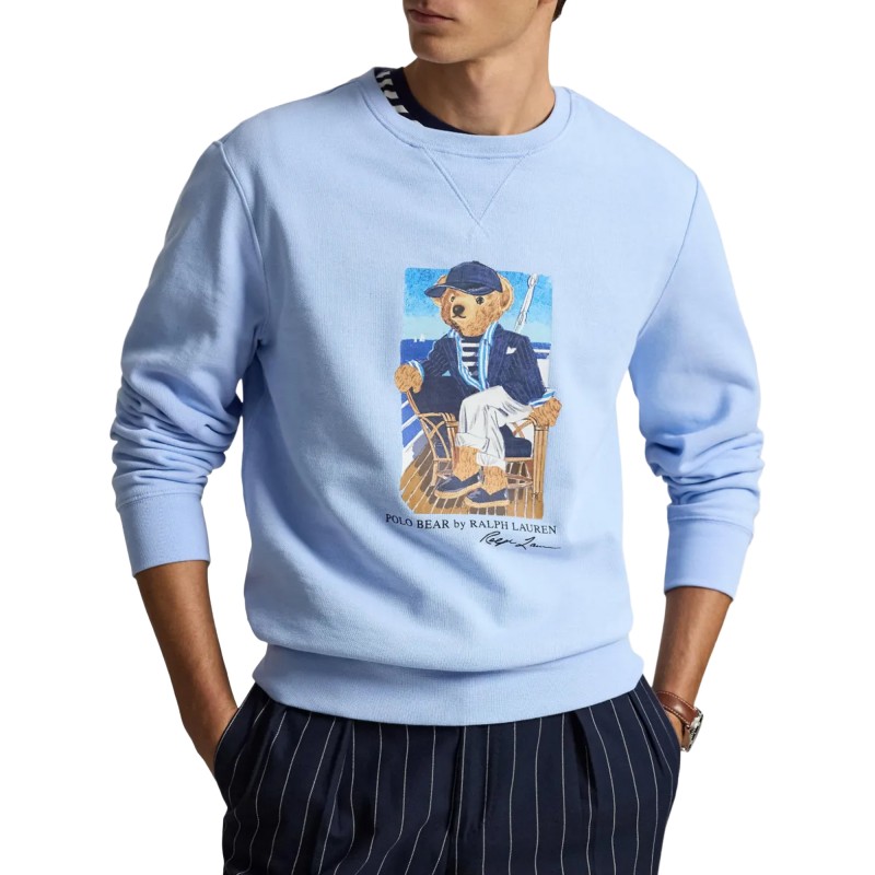 Polo Ralph Lauren Sweatrshirt Polo Bear Fleece-Blue Polo Ralph Lauren Sweatrshirt Polo Bear Fleece-Blue