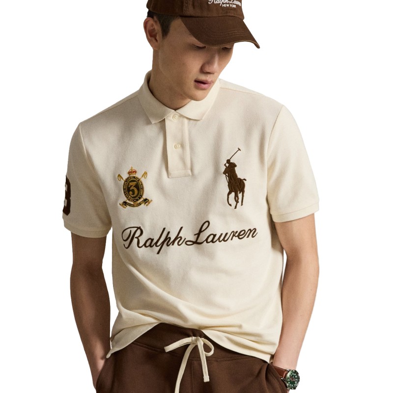 Polo Ralph Lauren Polo Shirt Big Pony Classic Fit-Beige