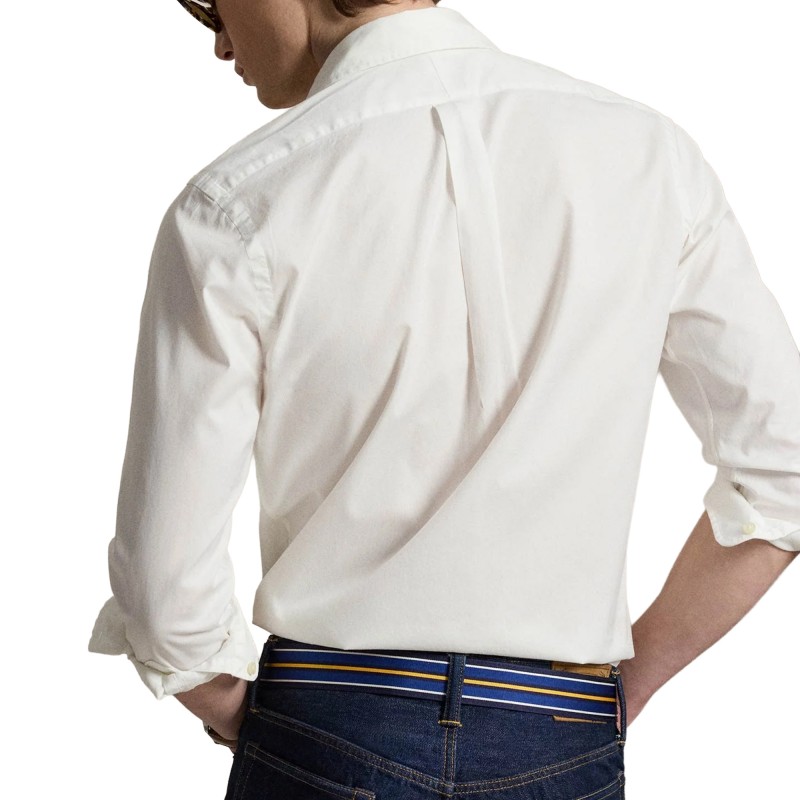 Polo Ralph Lauren Shirt Custom Fit Feather Weight Twill-White